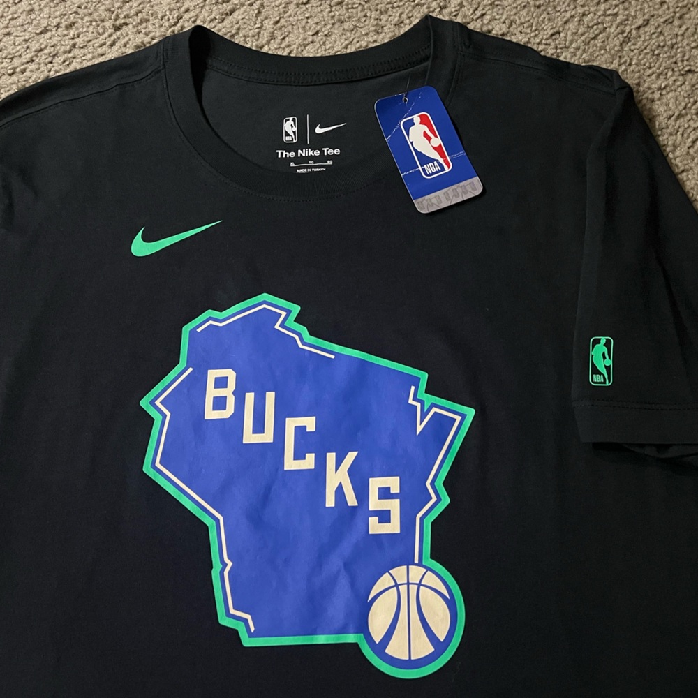 RARE Nike Milwaukee Bucks Limited City Edition Elite shirt NBA basketball jersey